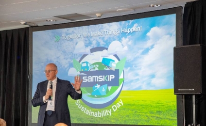 Samskip Begins Construction Phase Of Its Next Generation Zero-Emission Short Sea Container Vessel With “Steel Cutting Ceremony”